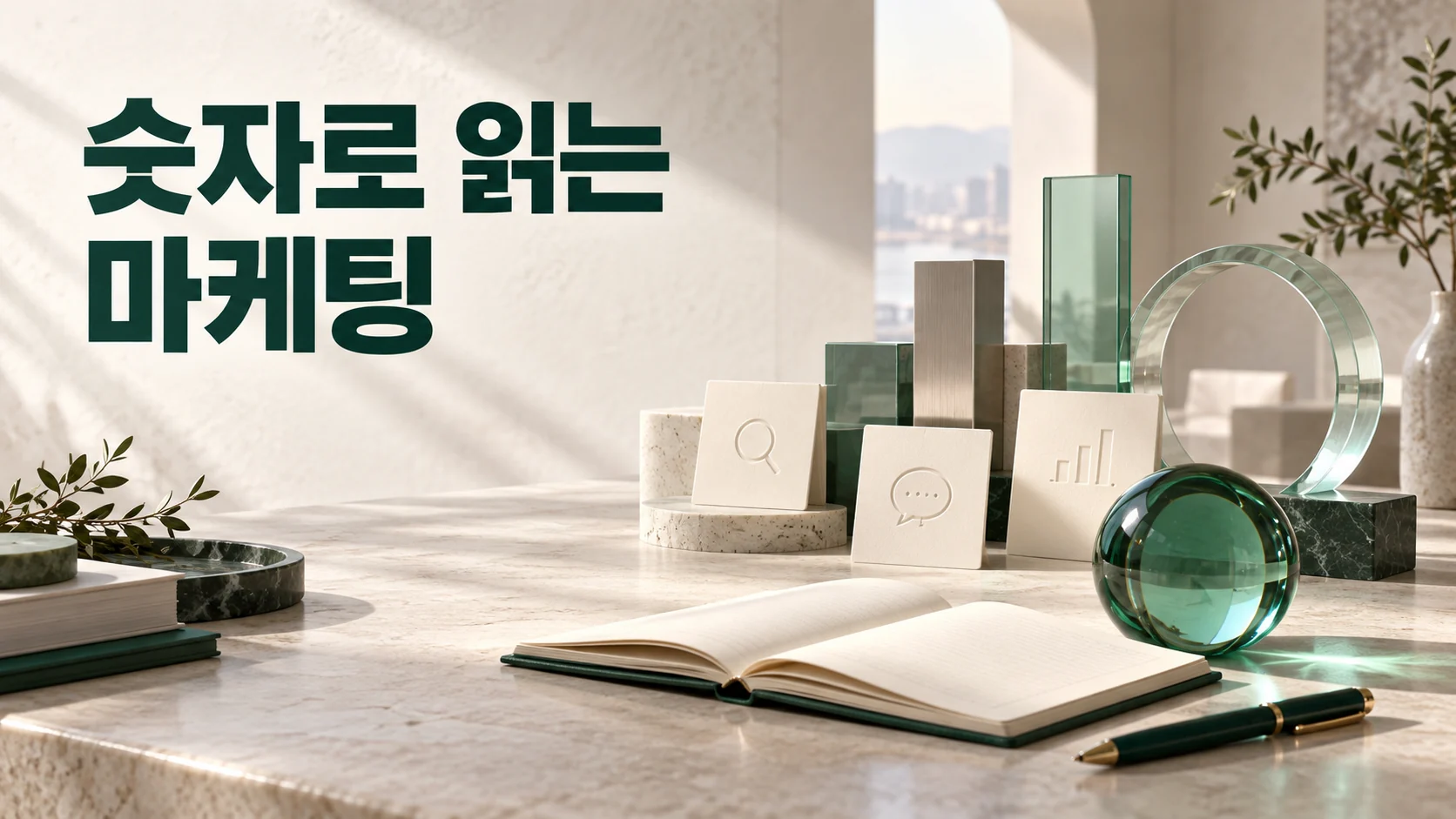 운영 내용과 고객 반응을 함께 살펴보는 마케팅 분석 장면